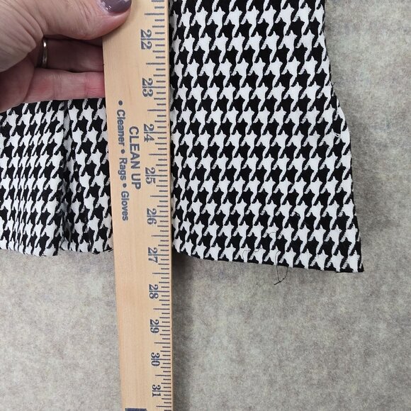 Kasper Womens Houndstooth Pleated Skirt Size 18W Polyester Blend - Picture 8 of 9